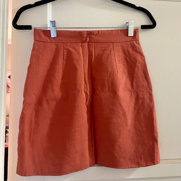 Petal & Pup Rust Color Mini Skirt - Picture 2 of 2